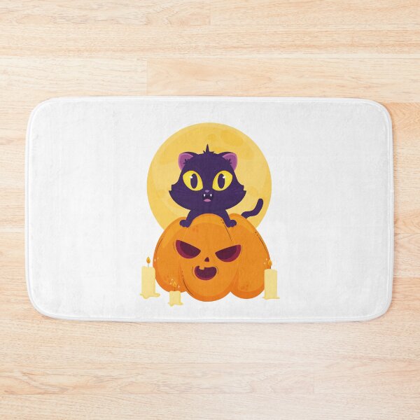 Item preview,  halloween cat rug designed and sold by krimobk.