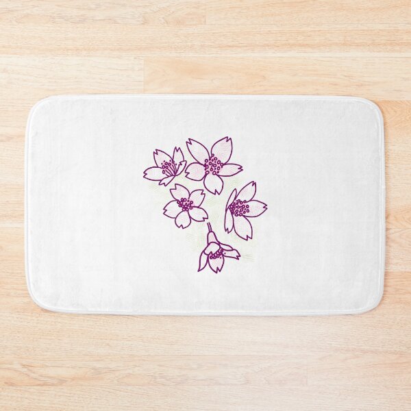 Item preview, Hand drawn Textured Cherry blossoms designed and sold by jazzydevil.