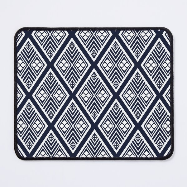 Item preview, white&blue geometric pattern designed and sold by GeomePattern.