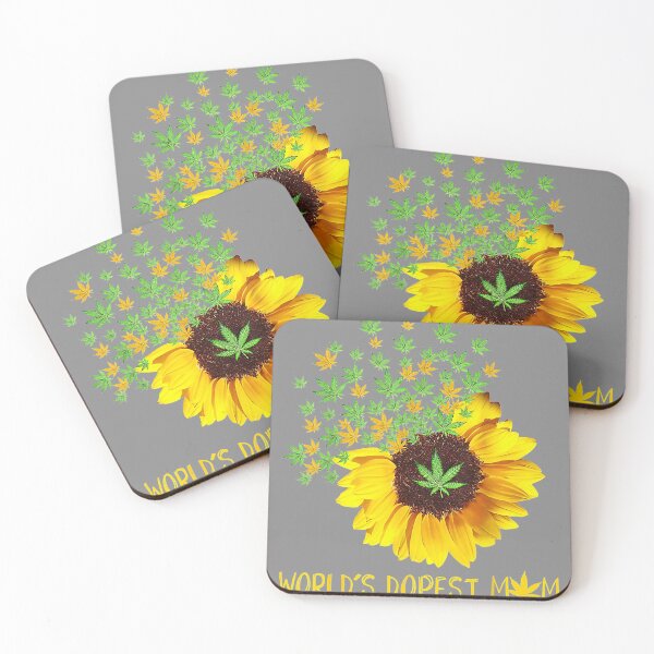Item preview, Worlds Dopest Mom Sunflower Weed Cannabis designed and sold by DyanStoy.