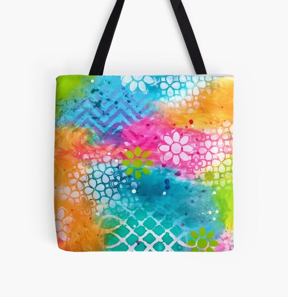 "Rainbow" Original Design by PhillipaheART All Over Print Tote Bag