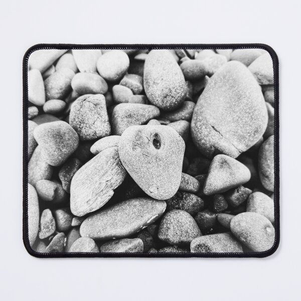 Item preview, Beach Pebbles Black and White One of the Pebbles with a Hole designed and sold by Beachy.