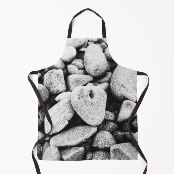 Item preview, Beach Pebbles Black and White One of the Pebbles with a Hole designed and sold by Beachy.