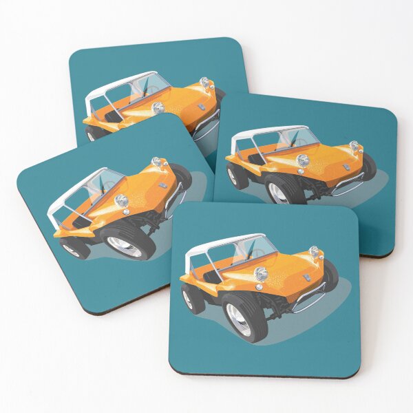 Item preview, Classic Manx beach buggy in orange designed and sold by candc-retro.