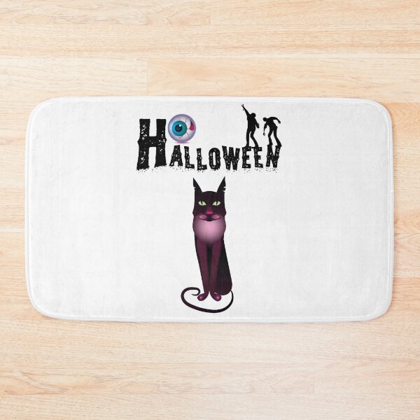 Item preview,  halloween cat rug designed and sold by krimobk.