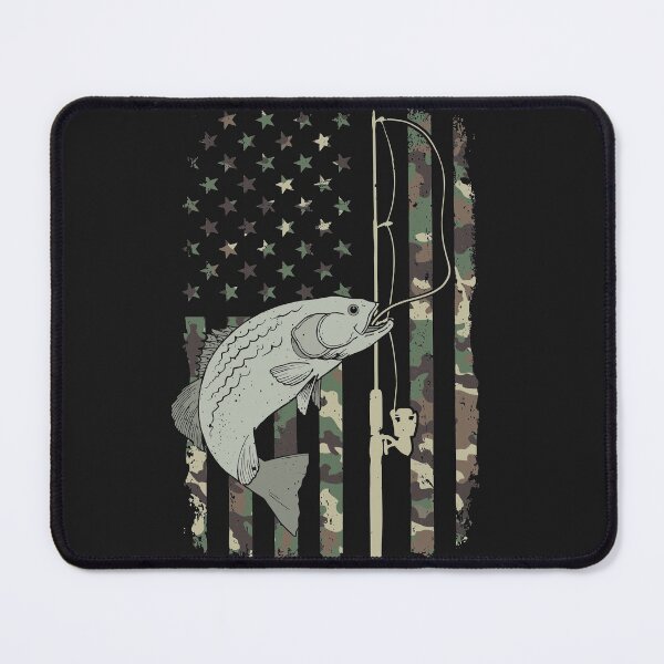 Item preview, American Flag Fishing Camo Military Themed designed and sold by alenaz.