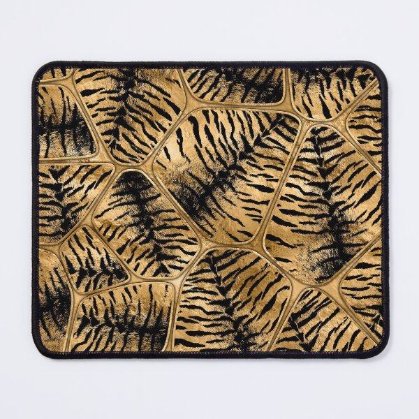 Item preview, Golden Tiger Faux Fur Cells  designed and sold by k9printart.