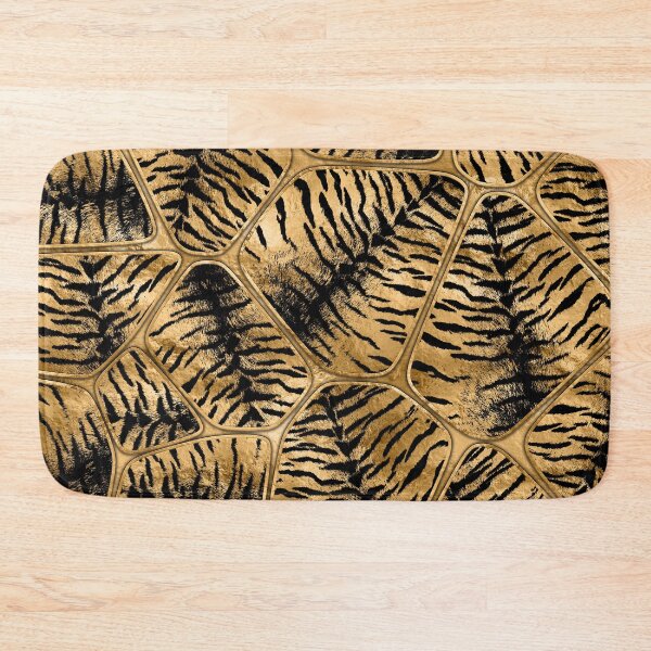 Item preview, Golden Tiger Faux Fur Cells  designed and sold by k9printart.
