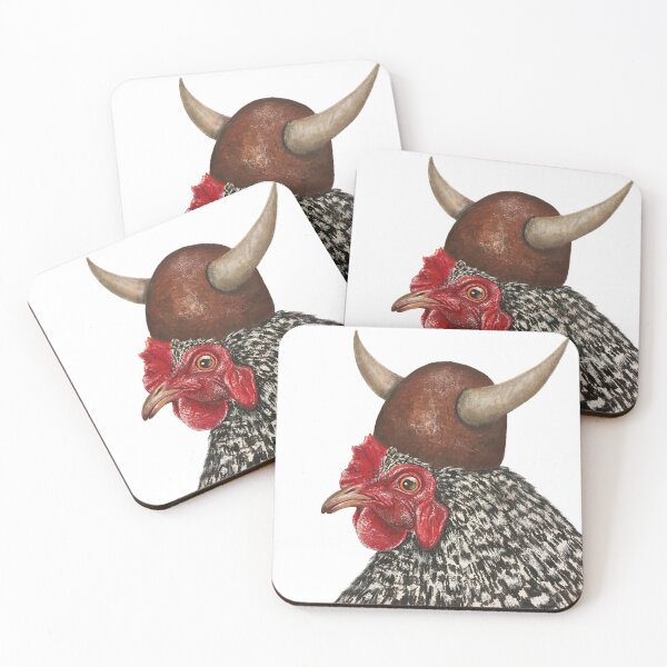 Item preview, Battle Chicken designed and sold by EmmzandBeanz.