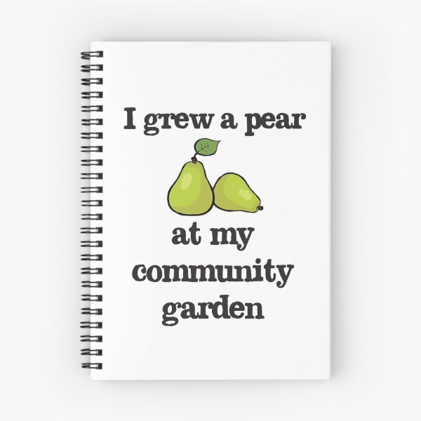 Item preview, I grew a pear at my community garden designed and sold by Moreland Community Gardening.
