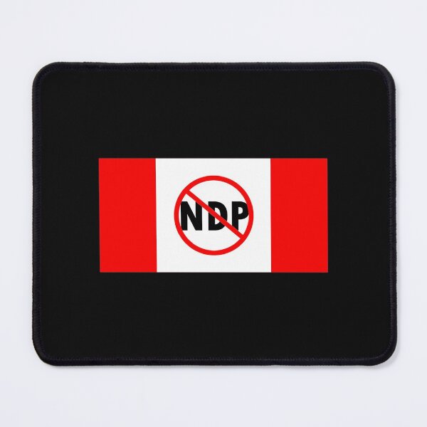 Item preview, Canada Flag No NDP Rachel Notley Protest designed and sold by ThreadTitan.