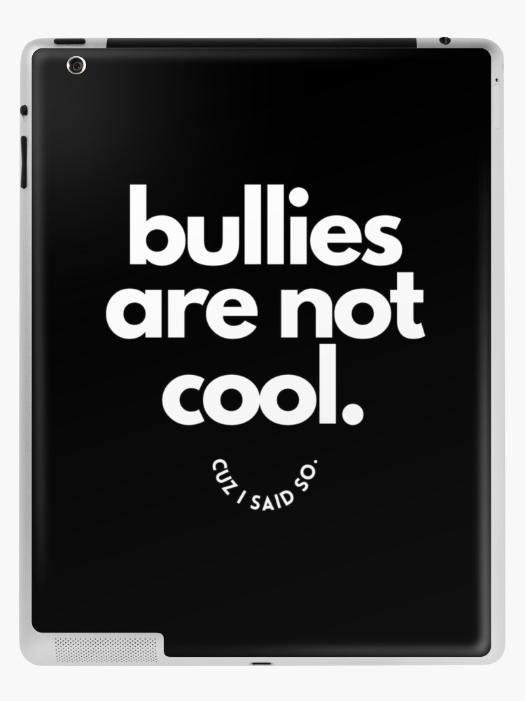 Anti Bully slogan to stop bullying here and be kind to a friend