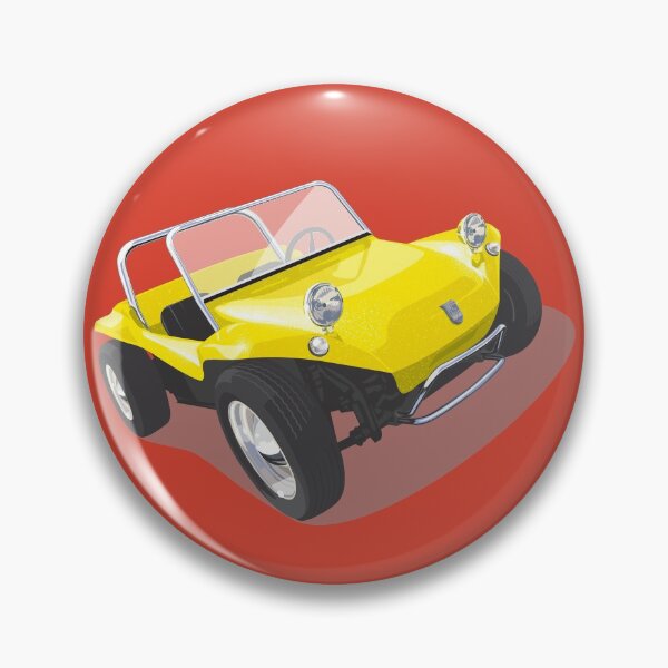 Item preview, Classic Manx beach buggy in yellow designed and sold by candc-retro.