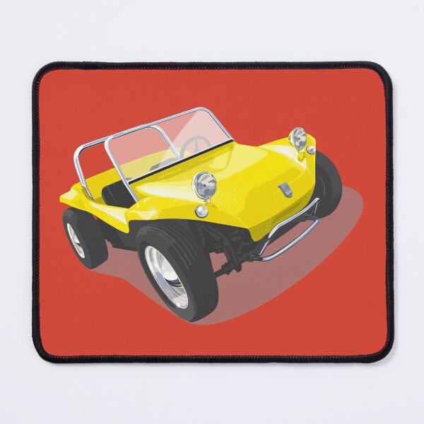 Item preview, Classic Manx beach buggy in yellow designed and sold by candc-retro.