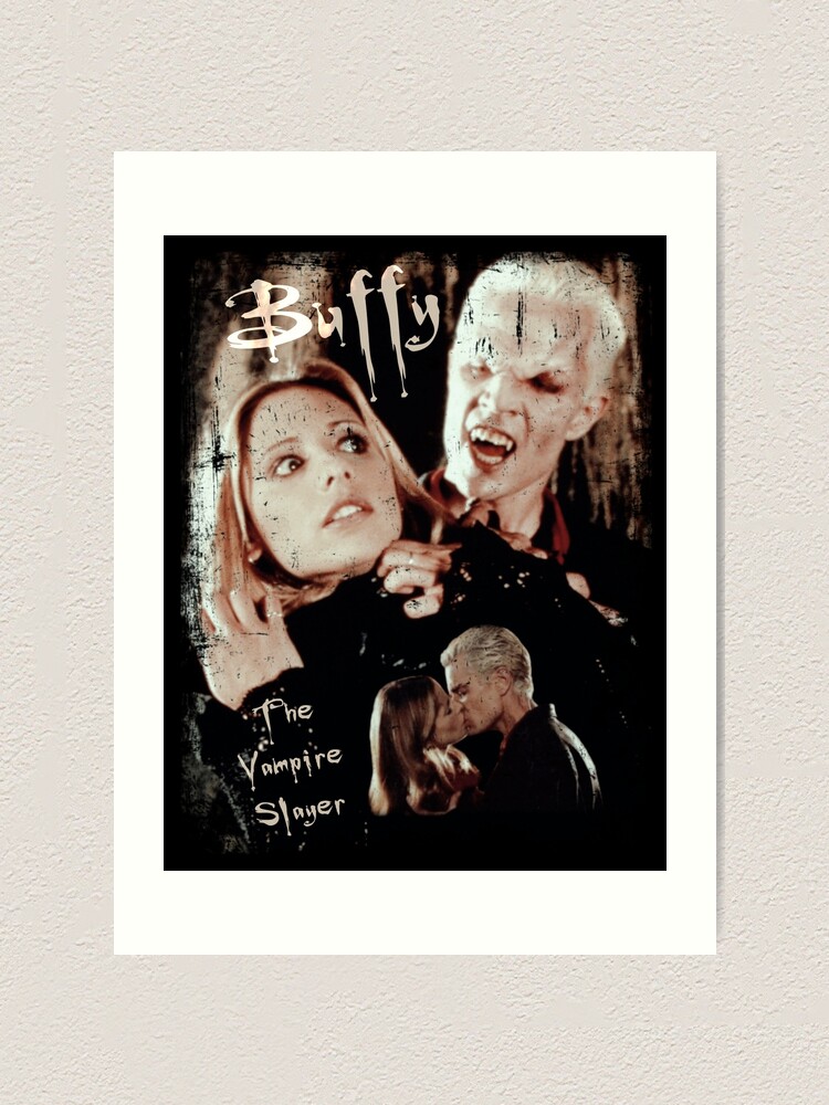 SPIKE - BUFFY Art Print by wadee