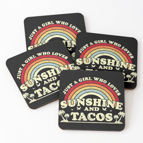 Item preview, just a girl who loves sunshine and tacos designed and sold by caphatshirt.