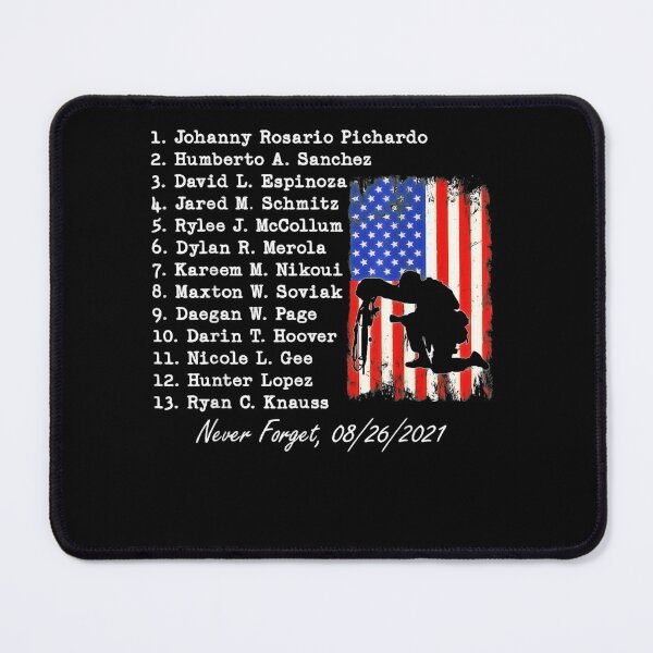 Item preview, Names Of 13 Fallen Soldiers Never Forget 08262021 designed and sold by Allcoastal.