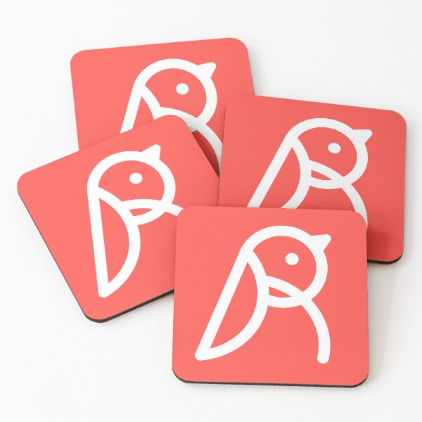 Item preview, Pájaro robin rojo estilizado en rojo designed and sold by HappyLime.