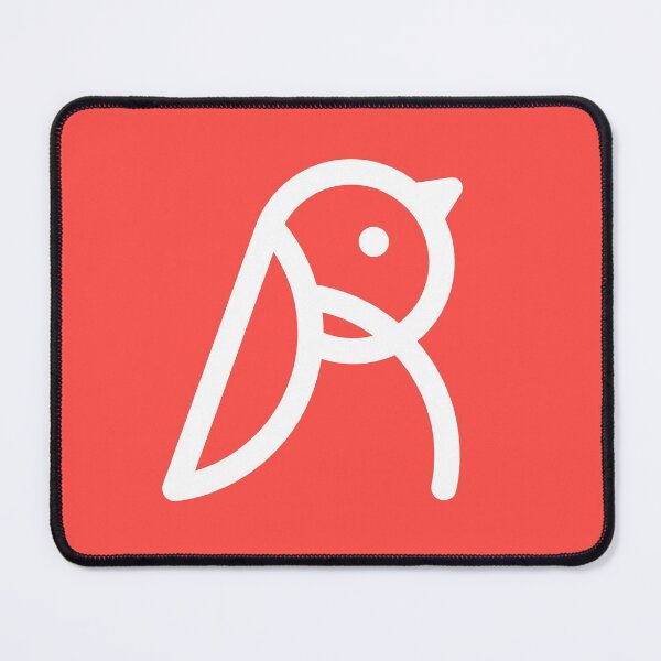 Item preview, Stylized Red Robin Bird on Red designed and sold by HappyLime.