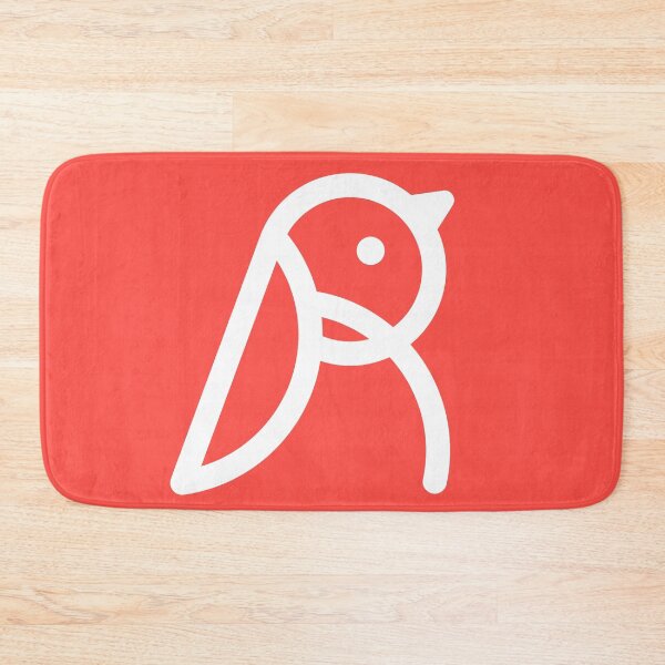 Item preview, Stylized Red Robin Bird on Red designed and sold by HappyLime.