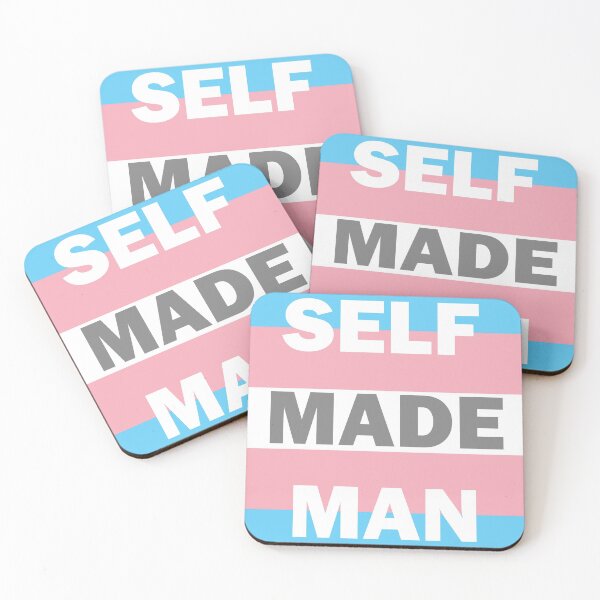 Item preview, Self Made Man Trans Pride  designed and sold by buzzeldritch.