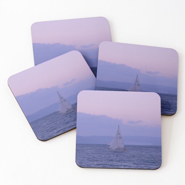 Item preview, Sailing boat at sunset in the Adriatic sea designed and sold by Lolly's Lane Shoppe.
