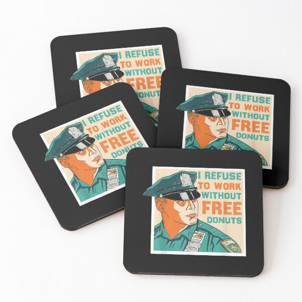Item preview,  Refuse Work Without Free Donuts Fast Food designed and sold by gymat3.