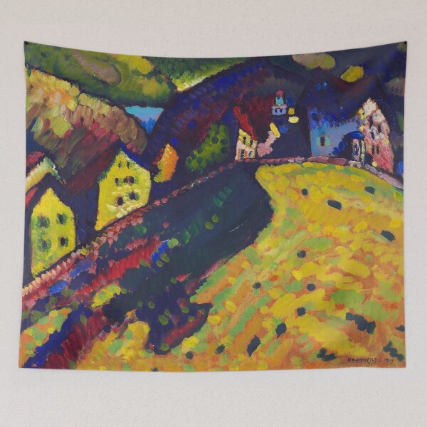 Item preview, Wassily Kandinsky "Houses at Murnau" designed and sold by sunny-007.