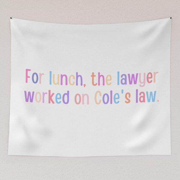 Item preview, Lawyer joke/pun - funny lawyer gift (color) #3 designed and sold by PickaSticka.