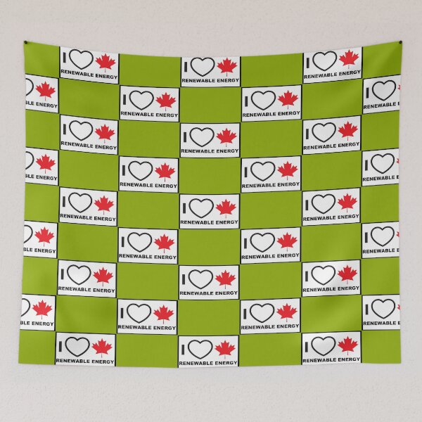 Item preview, I Love Canadian Renewable Energy designed and sold by ThreadTitan.