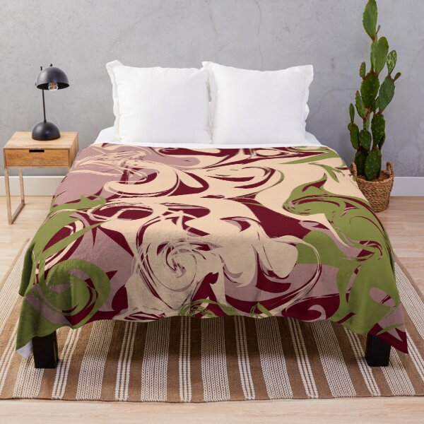 Item preview, Liquid pattern on burgundy designed and sold by CutieBlue.