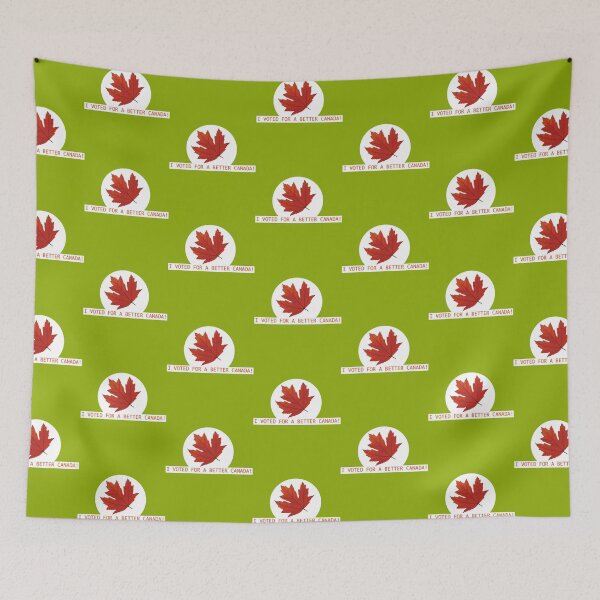 Item preview, I VOTED FOR A BETTER CANADA! Cap designed and sold by ThreadTitan.