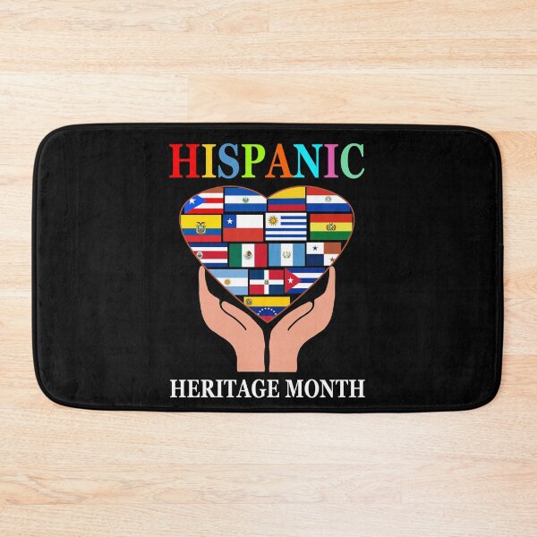 Item preview, All Countries Heart Hands - Month of Hispanic Heritage  designed and sold by manzee.