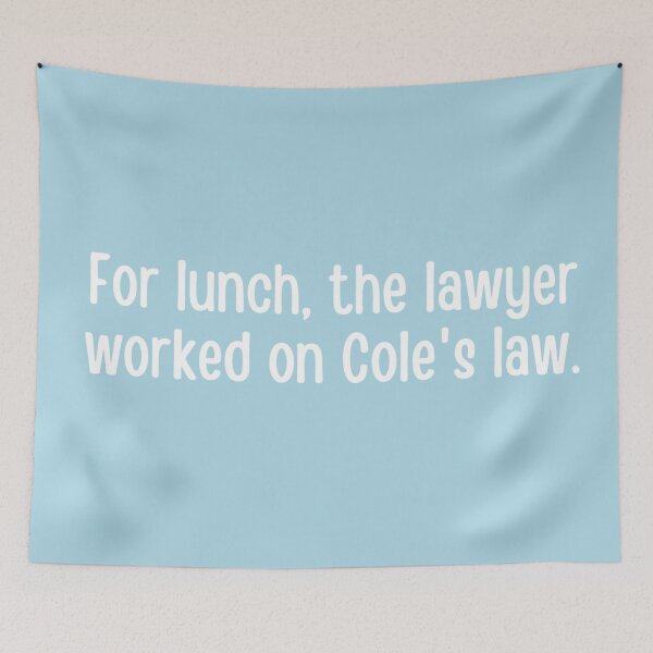 Item preview, Lawyer joke/pun - funny lawyer gift (white/grey) #3 designed and sold by PickaSticka.