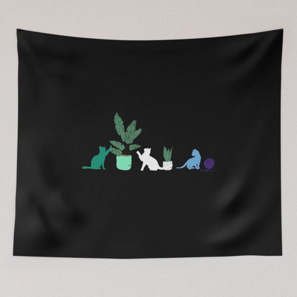 Item preview, Vincian Cats and Plants. Gay Men Pride designed and sold by Subtle Pride Shop.