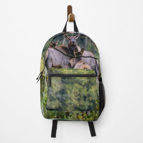 Item preview, Female Elk Herd Through The Woods designed and sold by mljdwhite.