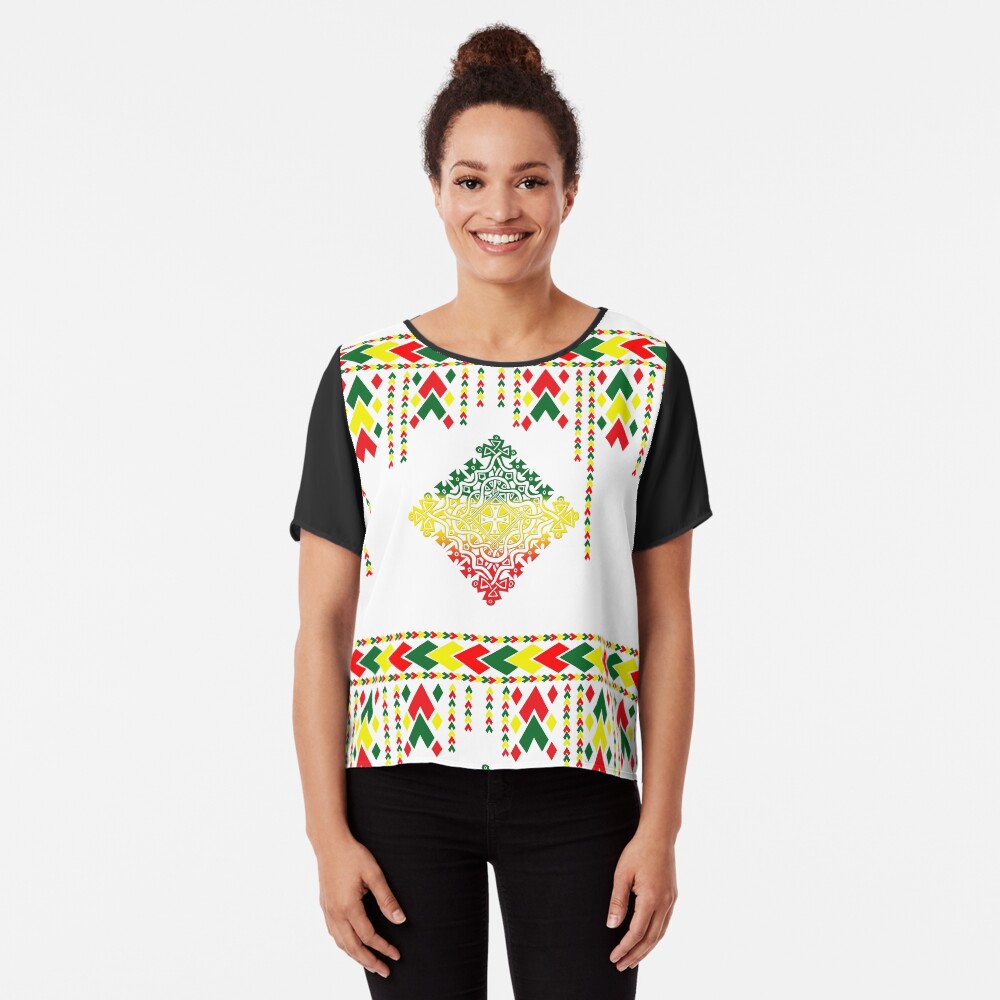  ethiopian tibeb design sticker for sale by ermiyas redbubble