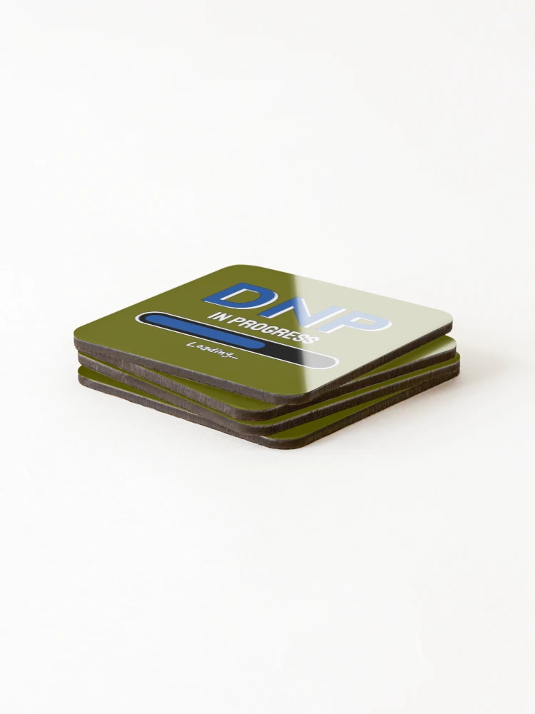 Thumbnail 4 of 5, Coasters (Set of 4), Loading DNP In Progress Essential designed and sold by ThreadTitan.