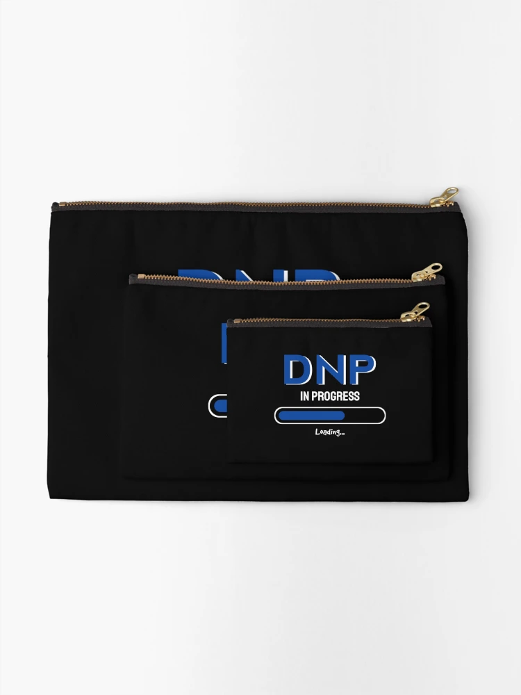 Thumbnail 2 of 4, Zipper Pouch, Loading DNP In Progress Essential designed and sold by ThreadTitan.