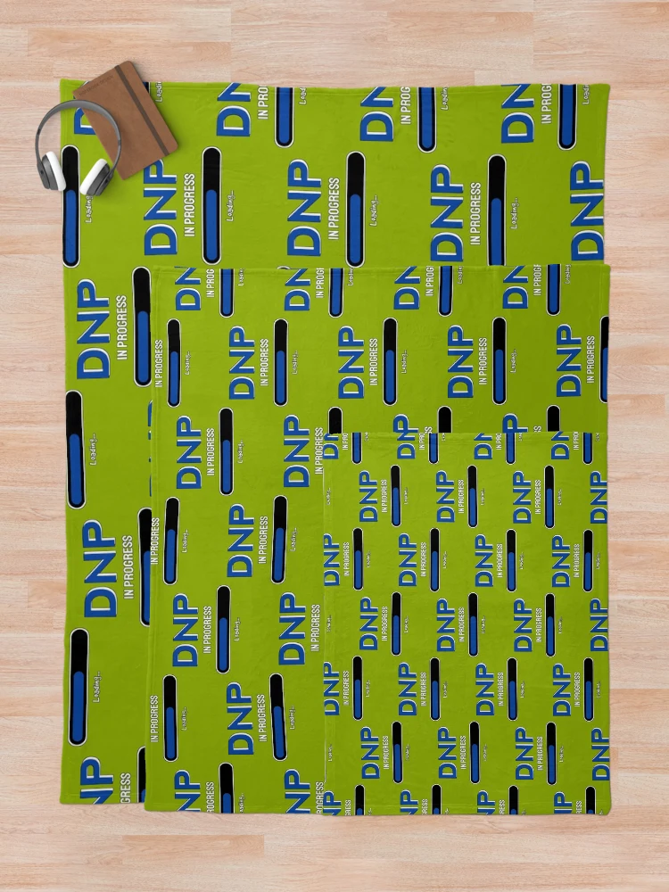 Thumbnail 5 of 6, Throw Blanket, Loading DNP In Progress Essential designed and sold by ThreadTitan.