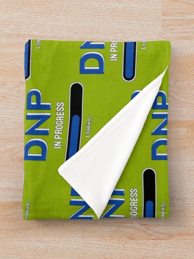 Thumbnail 3 of 6, Throw Blanket, Loading DNP In Progress Essential designed and sold by ThreadTitan.