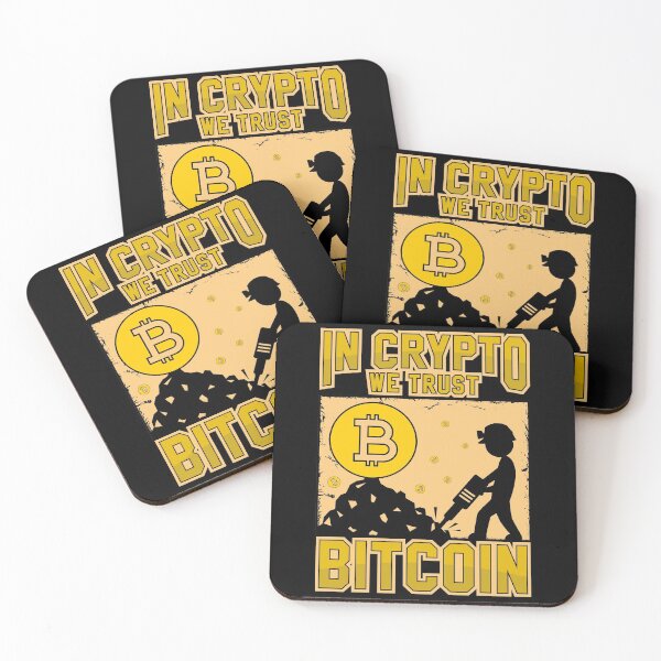 Item preview, In Crypto We Trust, Bitcoin, BItcoin Vector, Bitcoin Graphic, bitcoin t-shirt, Cryptocurrency, Cryptocurrency t-shirt design, bitcoin mining, mining, Bitcoin Sticker, Bitcoin Miner Sticker designed and sold by ShaykhUmer.