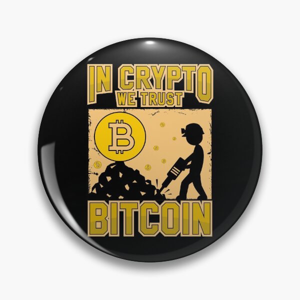 Item preview, In Crypto We Trust, Bitcoin, BItcoin Vector, Bitcoin Graphic, bitcoin t-shirt, Cryptocurrency, Cryptocurrency t-shirt design, bitcoin mining, mining, Bitcoin Sticker, Bitcoin Miner Sticker designed and sold by ShaykhUmer.