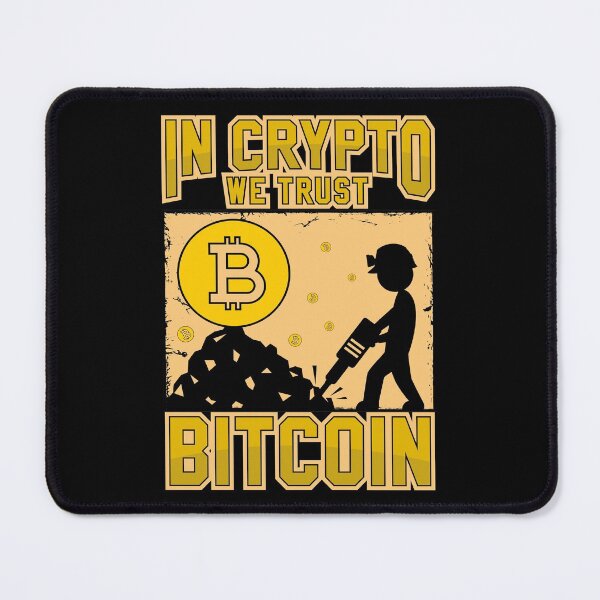 Item preview, In Crypto We Trust, Bitcoin, BItcoin Vector, Bitcoin Graphic, bitcoin t-shirt, Cryptocurrency, Cryptocurrency t-shirt design, bitcoin mining, mining, Bitcoin Sticker, Bitcoin Miner Sticker designed and sold by ShaykhUmer.