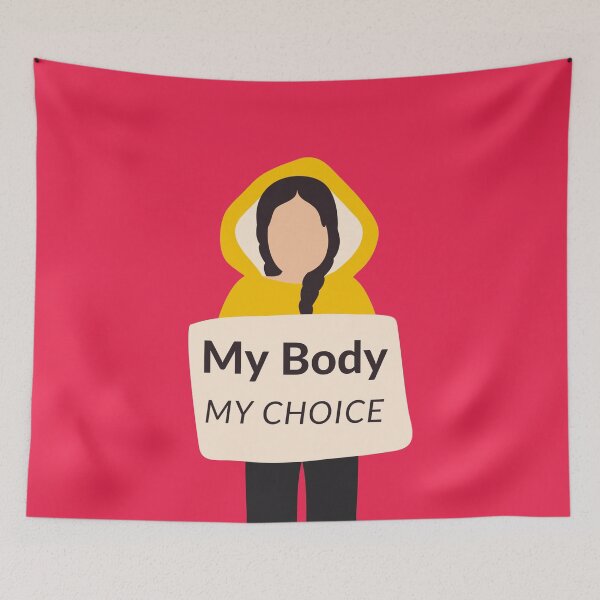 Item preview, Pro Choice | Pro women Pro choice | Her Body Her Choice | Rally For Abortion Justice designed and sold by Giovanni's  Brown Quotes.