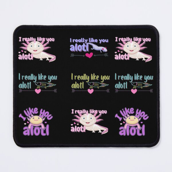 Item preview, I really like you alotl - Cute axolotl salamander Collection designed and sold by For the love of Pixels.