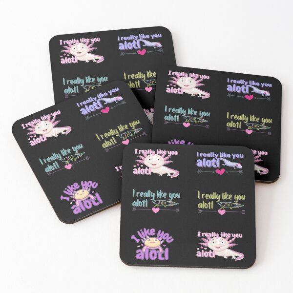 Item preview, I really like you alotl - Cute axolotl salamander Collection designed and sold by For the love of Pixels.