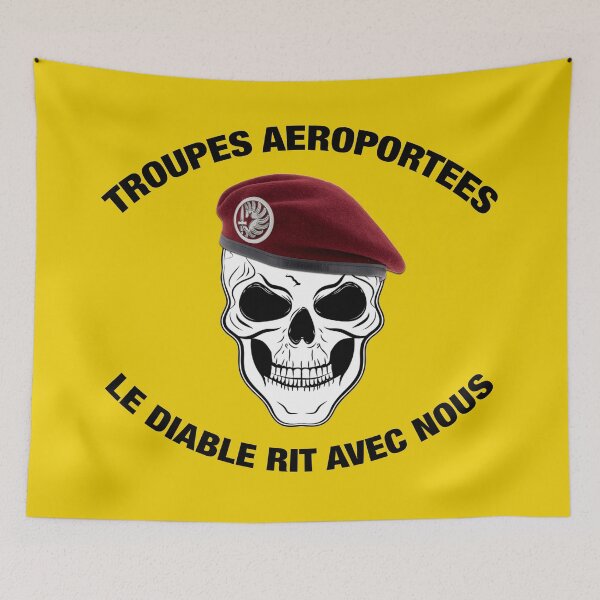 Item preview, AIRPORT TROOPS THE DEVIL LAUGHS WITH US designed and sold by Aspretto.