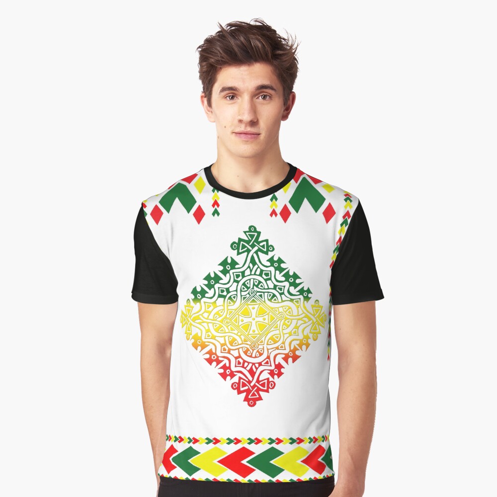  ethiopian tibeb design t shirt for sale by ermiyas redbubble