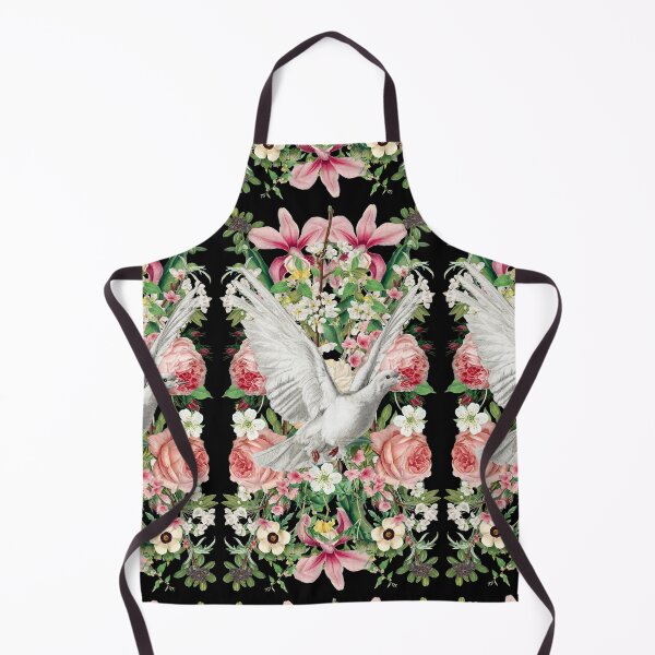 Item preview, Beautiful White Dove Surrounded By Vintage Retro Gorgeous Flowers designed and sold by TrulyEpoque.